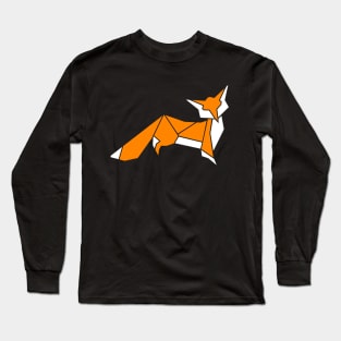 Little Fox Origami Long Sleeve T-Shirt